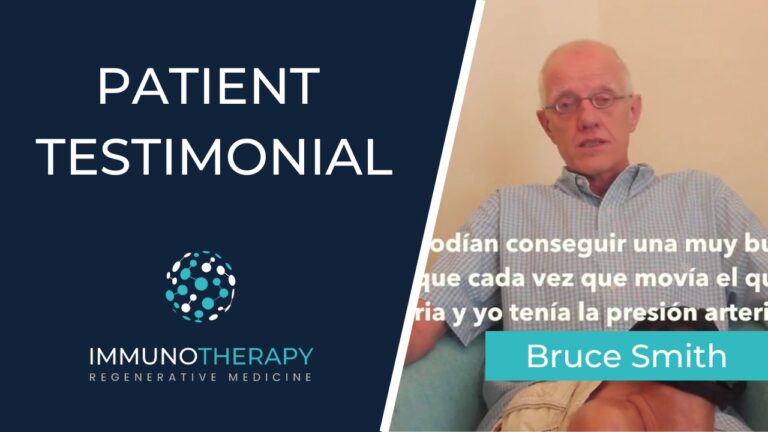 Testimonio de Bruce smith - Inmunoterapia Medicina Regenerativa