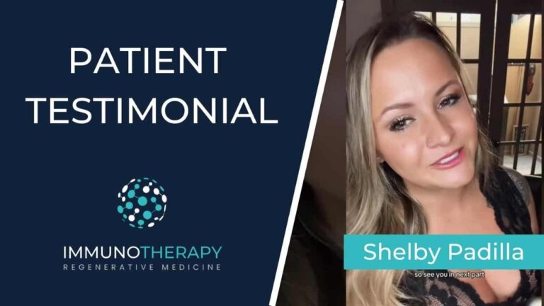 Shelby Padilla Testimonial - Immunotherapy Regenerative Medicine